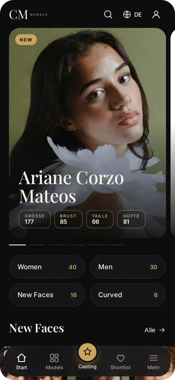 CM Models App Start