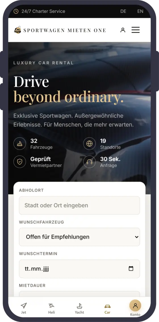 One App Sports car